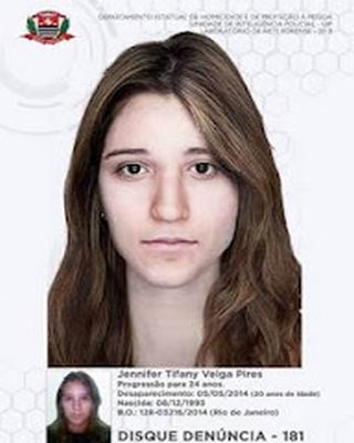 Jennifer Tifany Veiga Pires - pessoas desaparecidas - ong desaparecidos do brasil