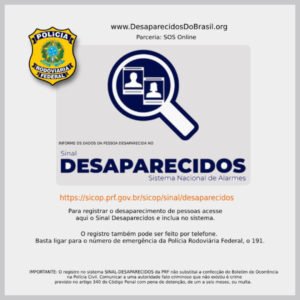 SINAL Desaparecidos - PRF