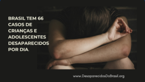 Brasil registra aumento de crianças desaparecidas.